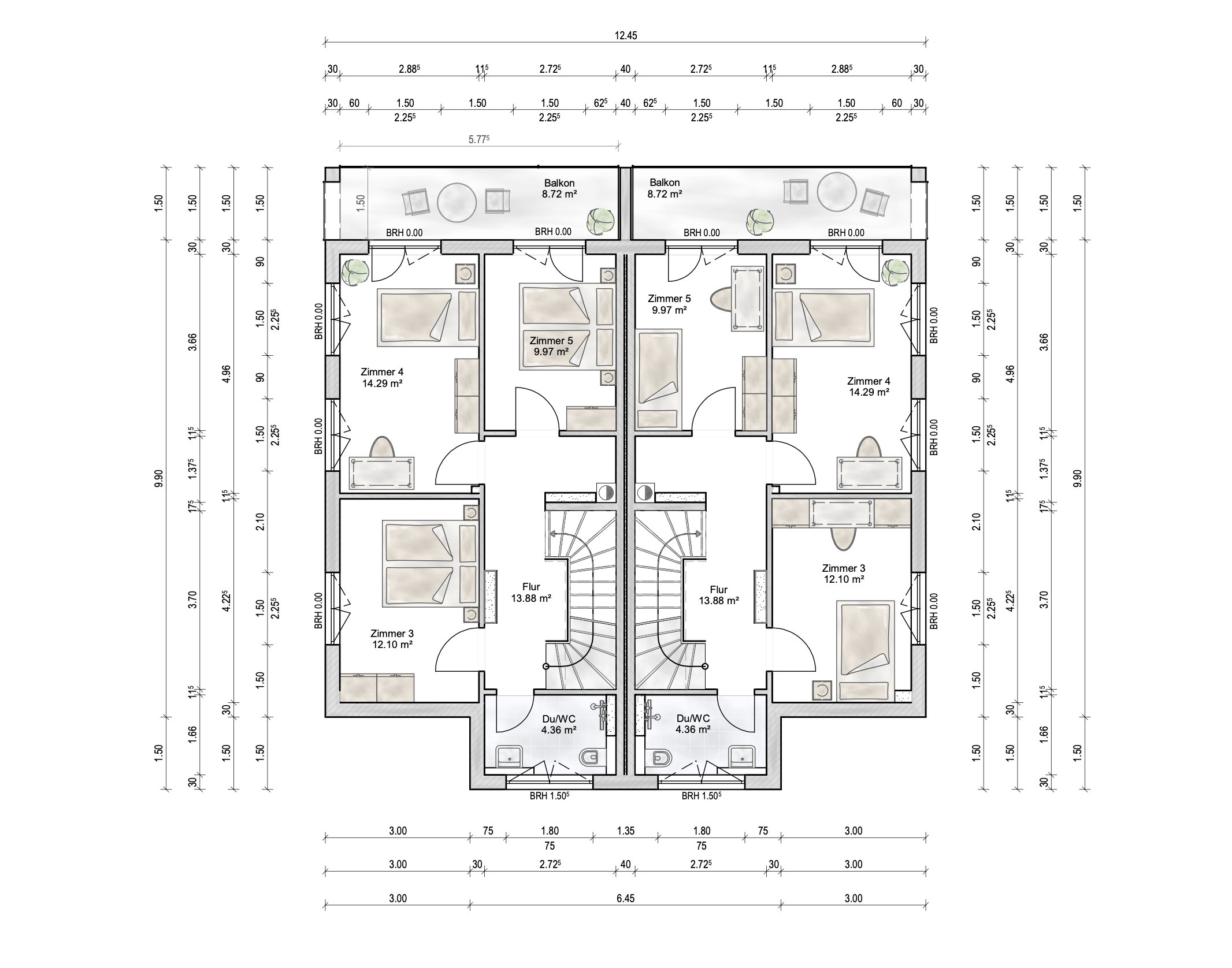 Grundriss Obergeschoss